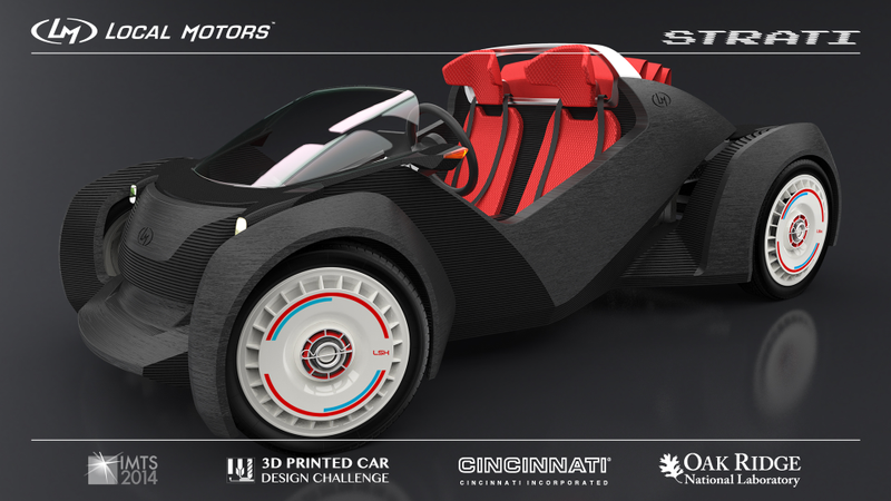 Illustration for article titled This 3D-Printed Car Will Be Drivable By The Weekend, For Sale Soon After
